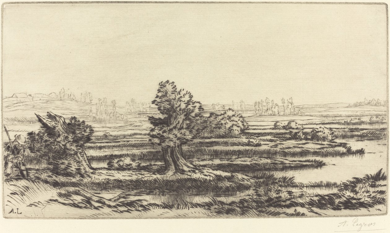 Turba bataklıkları (Les Tourbieres) by Alphonse Legros