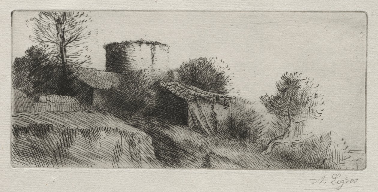Güvercin Kulesi. by Alphonse Legros