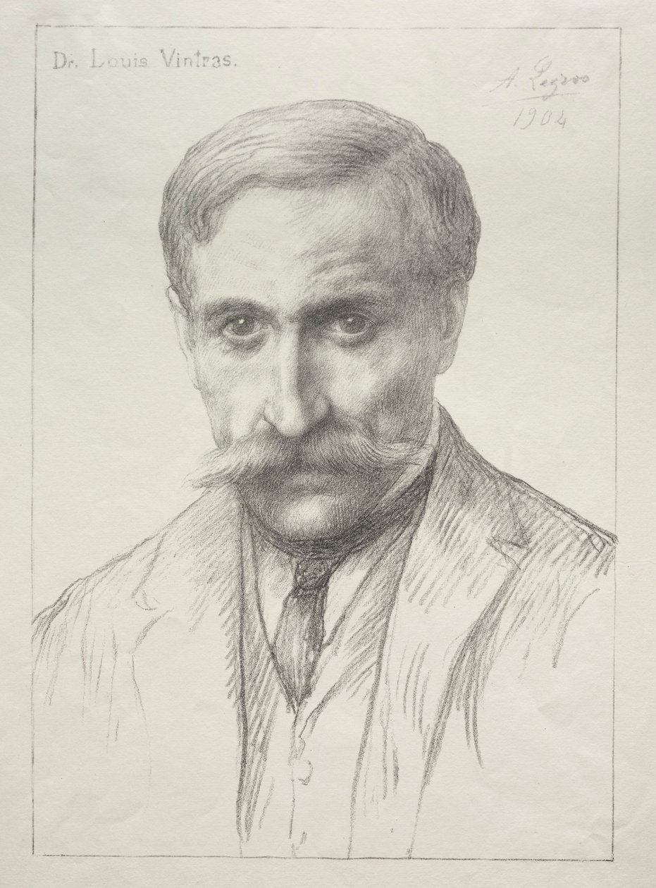 Dr. Louis Vintras. by Alphonse Legros
