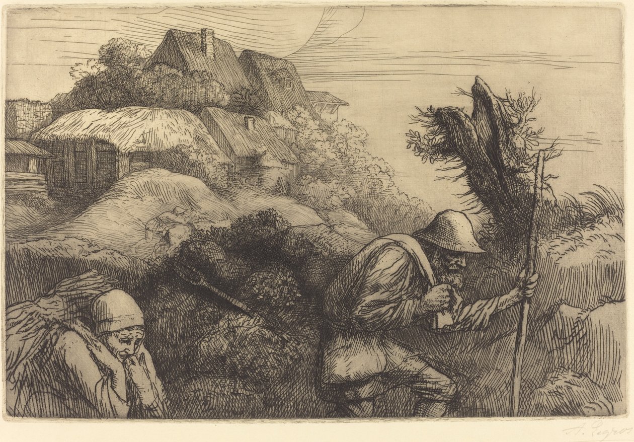 Ormandan Dönüş by Alphonse Legros