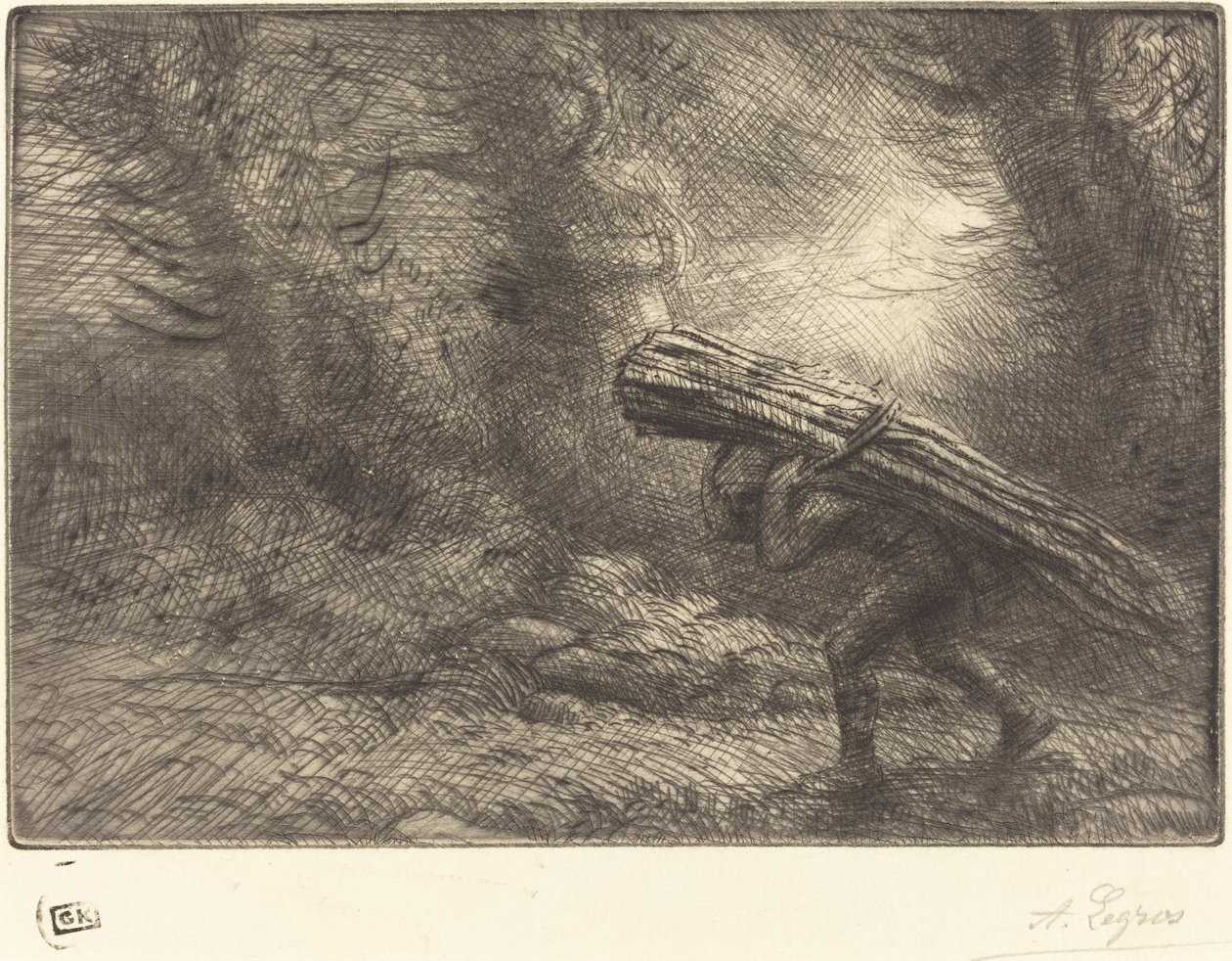Kulübe Dönüş by Alphonse Legros