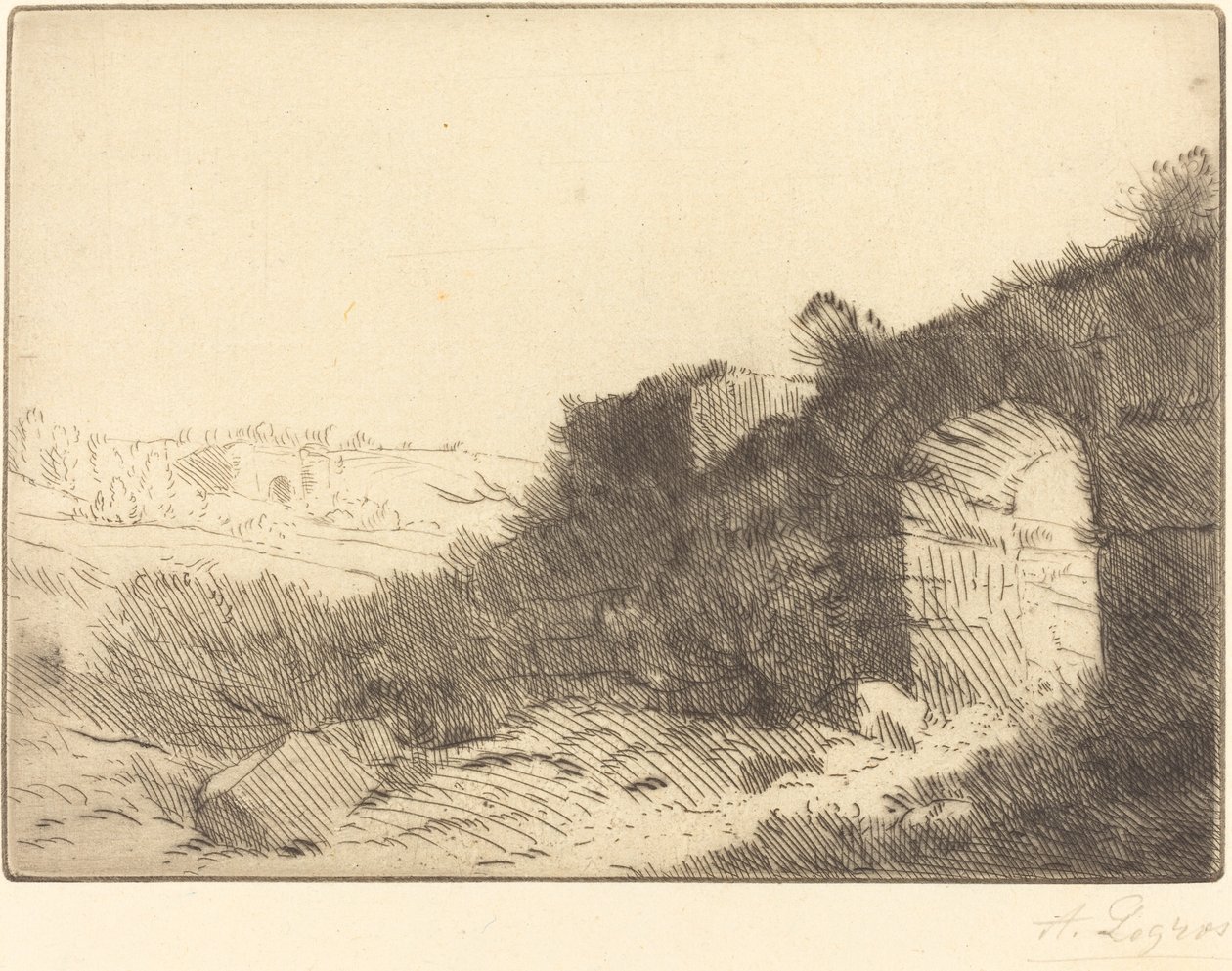 Roma Harabesi (Harabe romaine) by Alphonse Legros
