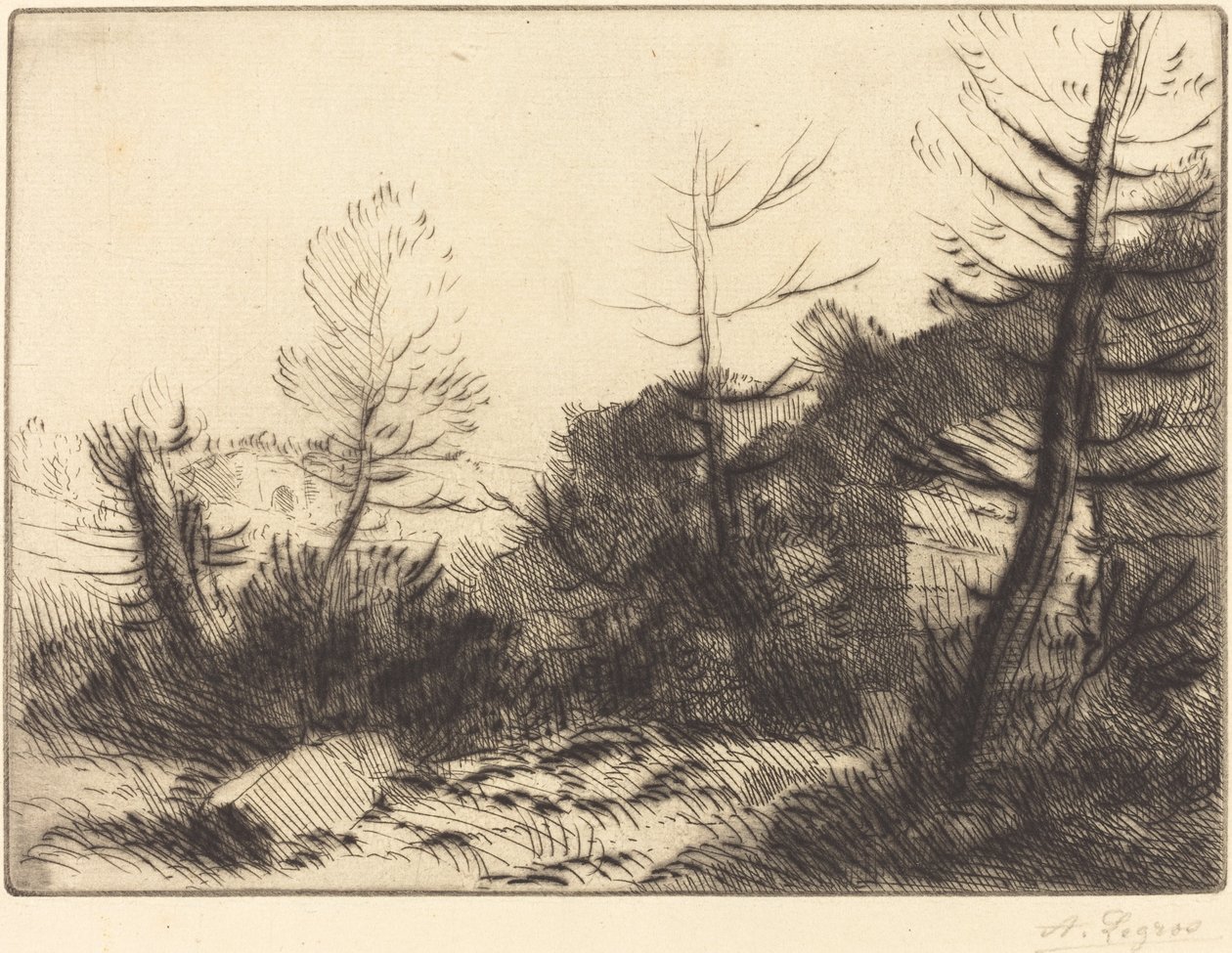 Roma Harabeleri Harabe romaine. by Alphonse Legros
