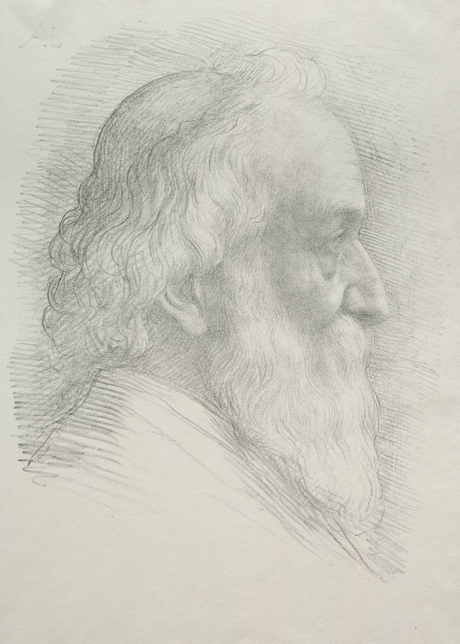 Otoportre (10. Plaka) by Alphonse Legros