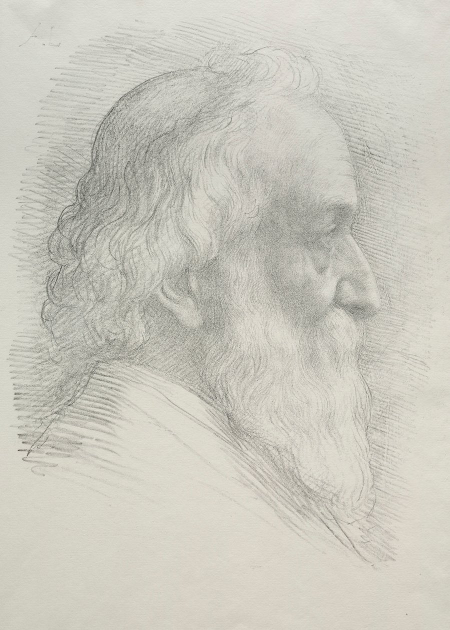 Otoportre 10. Plaka. by Alphonse Legros