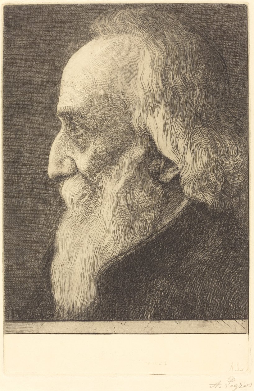 Otoportre, 13. levha, 1906. by Alphonse Legros