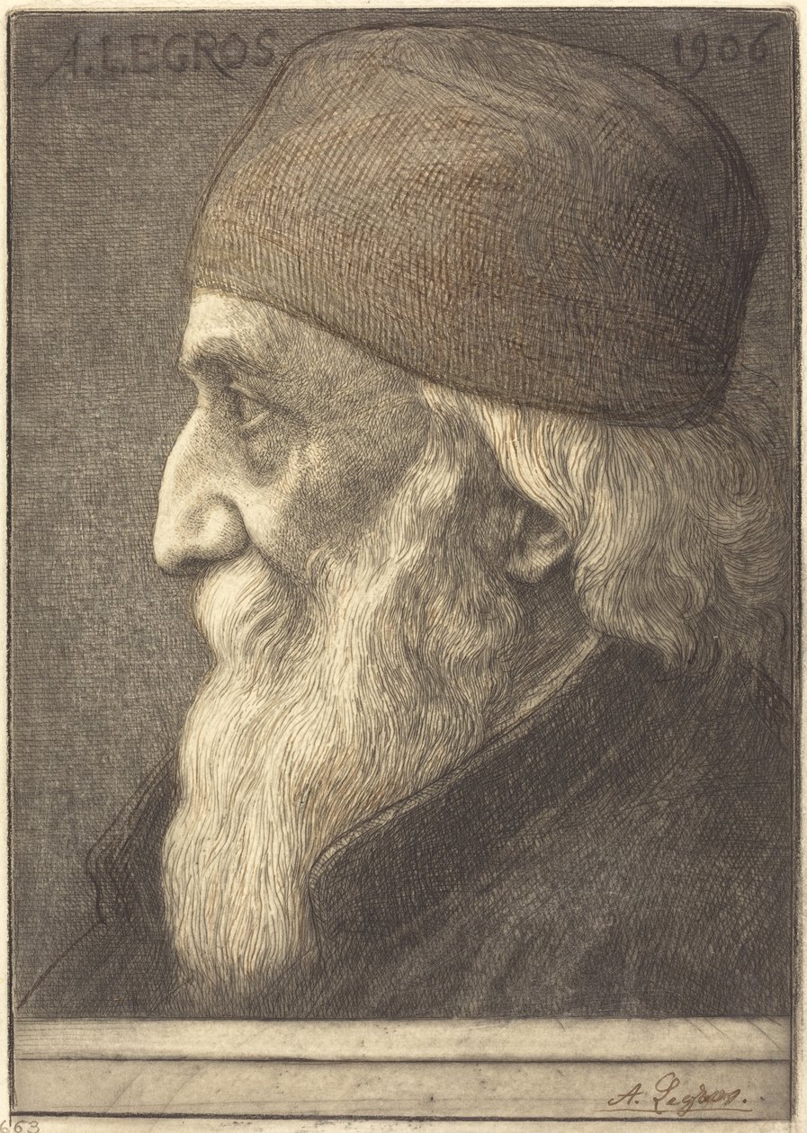 Otoportre, 13. levha, 1906. by Alphonse Legros