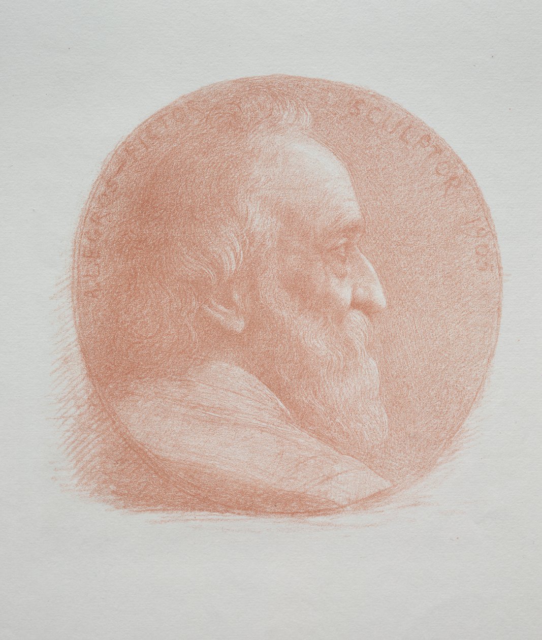 Otoportre, Madalyon No. 2 (11. Plaka) by Alphonse Legros