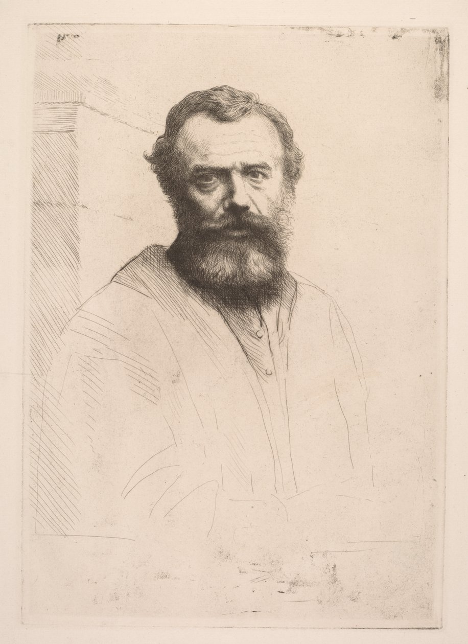 Otoportre Üçüncü Plaka. by Alphonse Legros