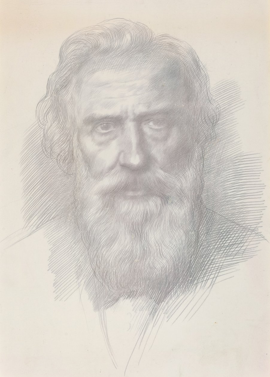Otoportre, c. 1895. by Alphonse Legros