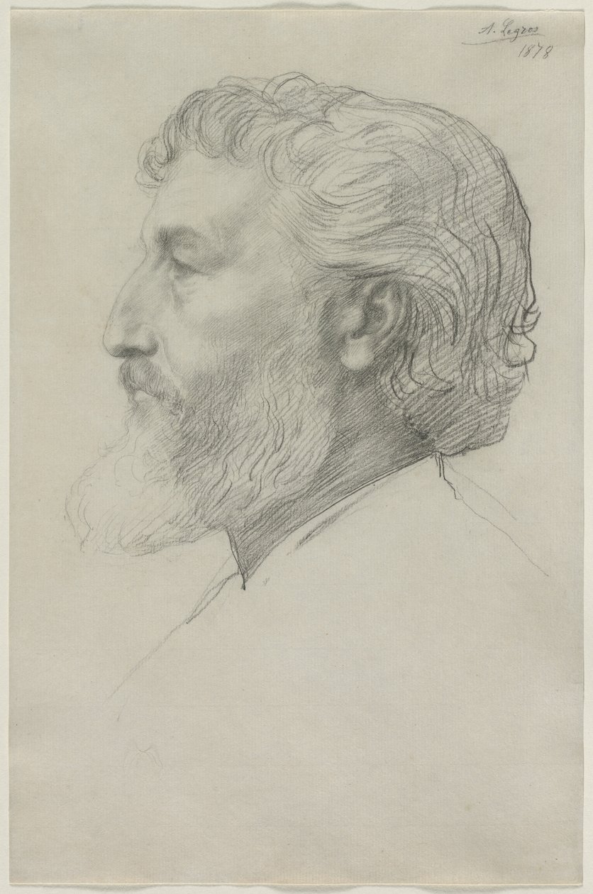 Sör Frederick Leighton, 1878. by Alphonse Legros