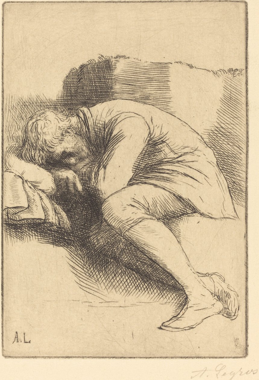 uyuyan by Alphonse Legros