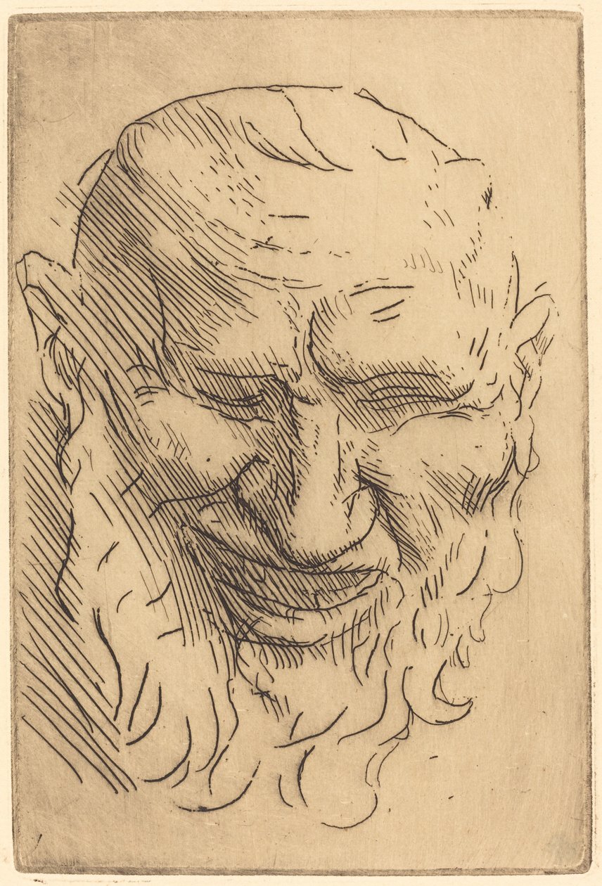Küçük Satir Maskesi by Alphonse Legros
