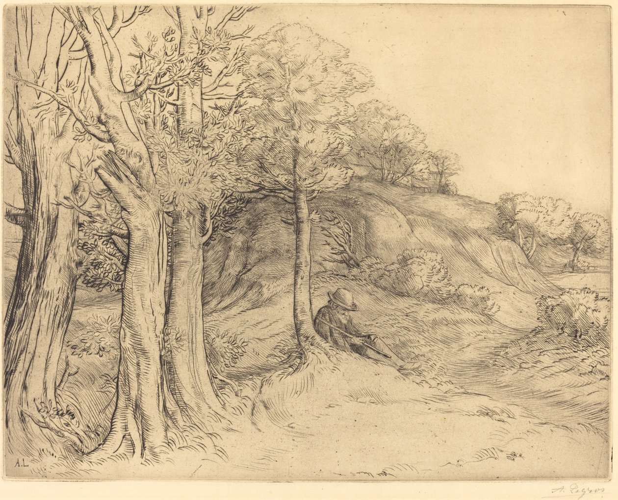 Yalnızlık (Yalnızlık (Manzara)) by Alphonse Legros