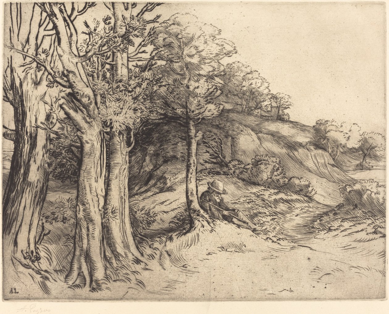 Yalnızlık (Yalnızlık (Manzara)) by Alphonse Legros