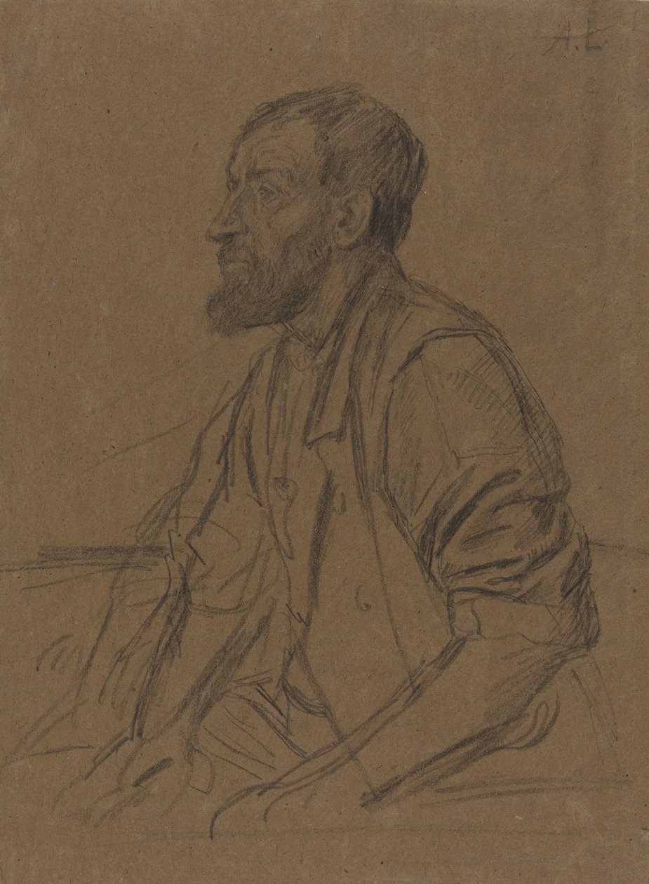 Bir İşçinin İncelenmesi. by Alphonse Legros