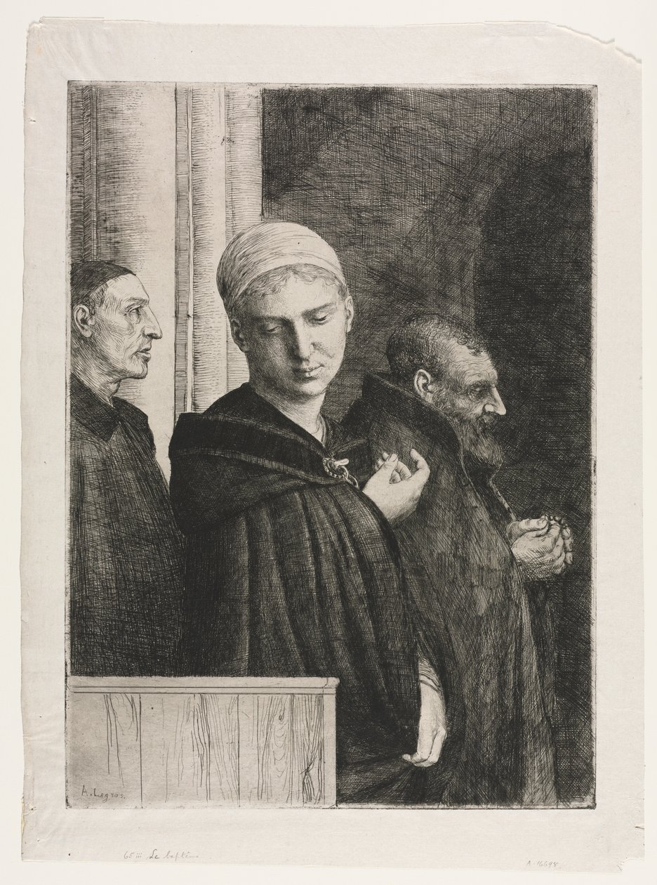 vaftiz by Alphonse Legros