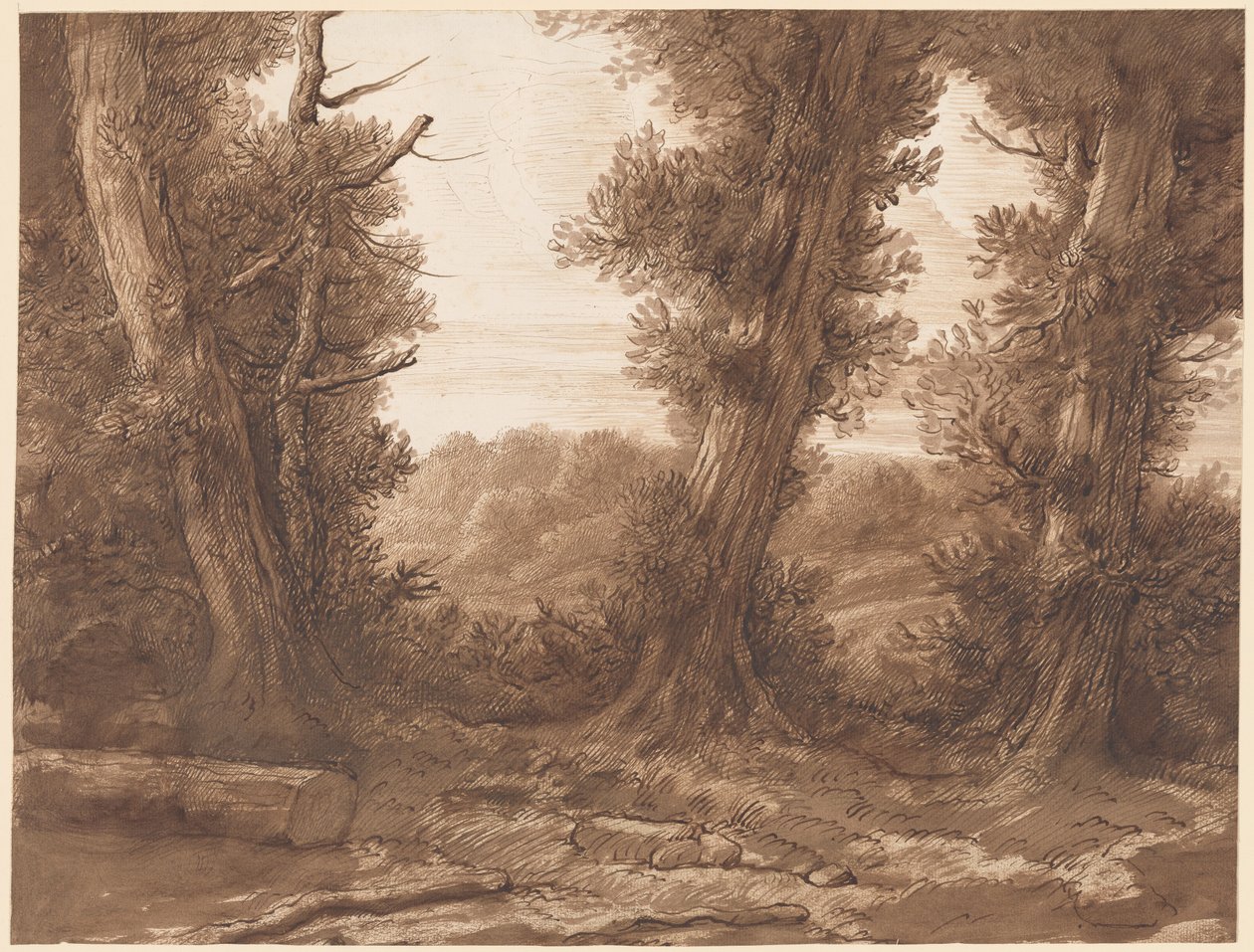 Büyük Ağaçlar by Alphonse Legros