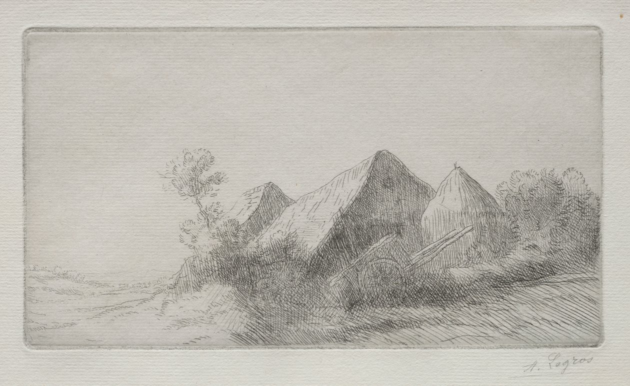 Araba Kulübesi by Alphonse Legros