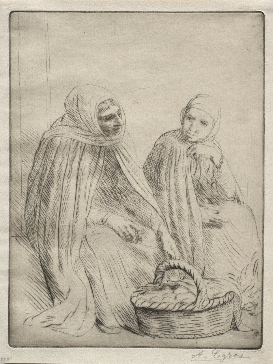 Yumurta Tüccarları 1. Plaka. by Alphonse Legros