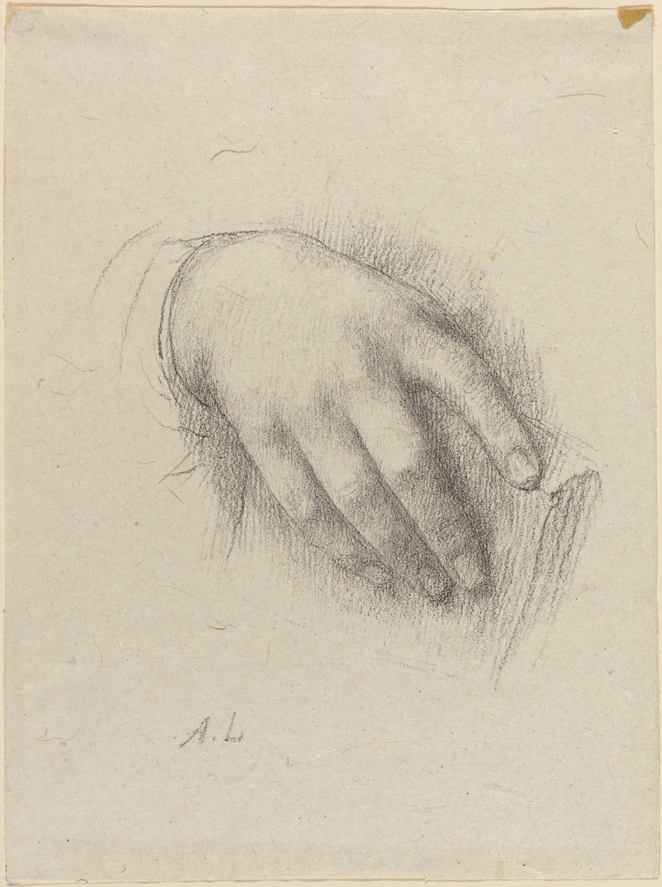 Sanatçının Kızının Eli by Alphonse Legros