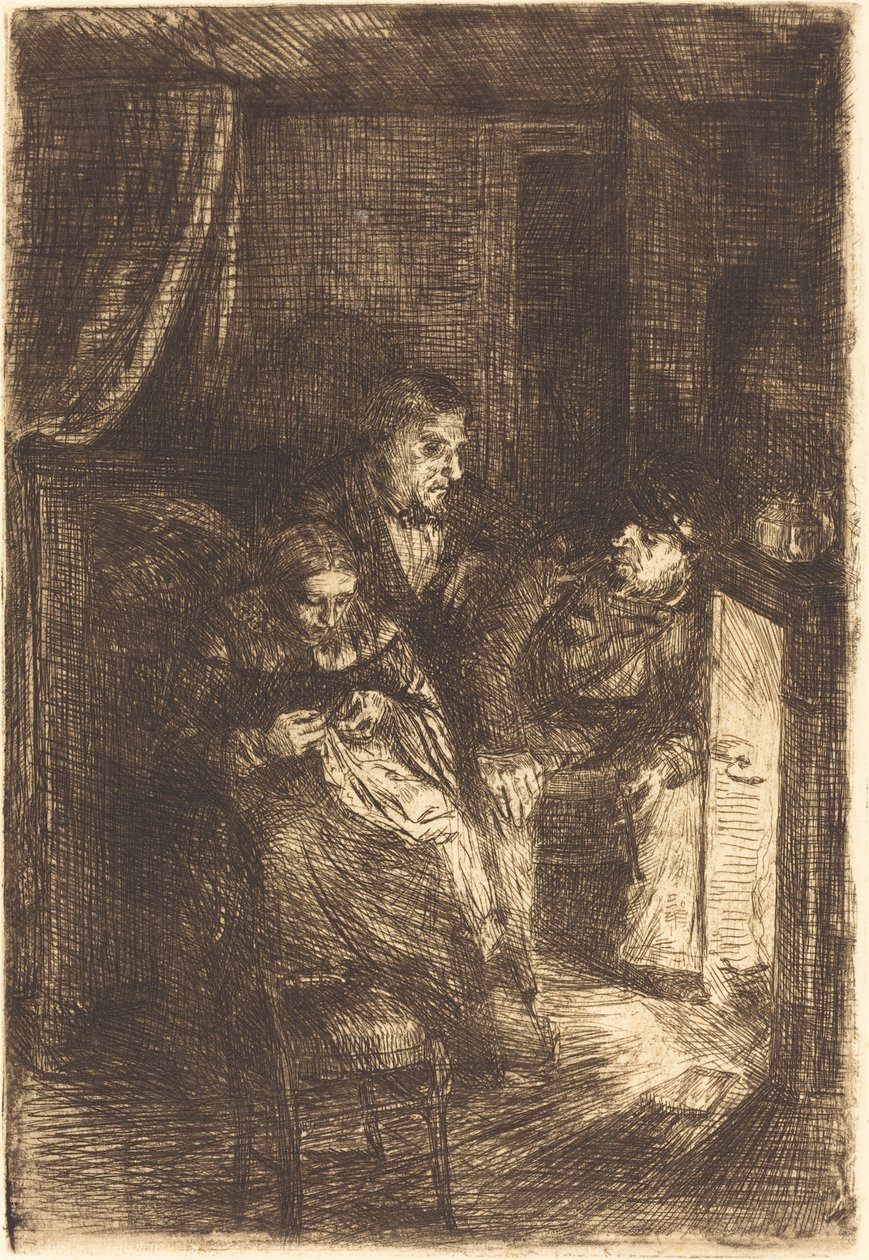 Ocak (Le fuaye) by Alphonse Legros