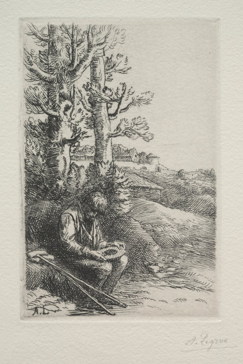 Küçük Dilenci by Alphonse Legros