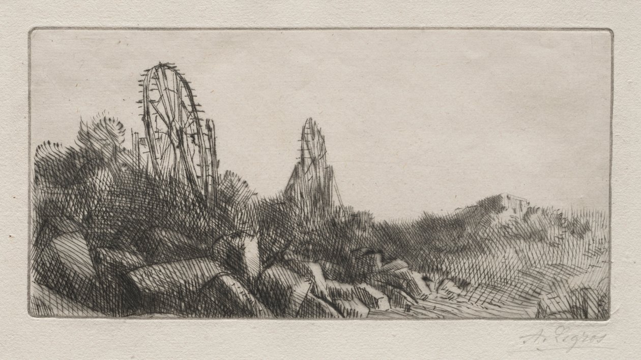 Montrouge Eski Taş Ocakları. by Alphonse Legros