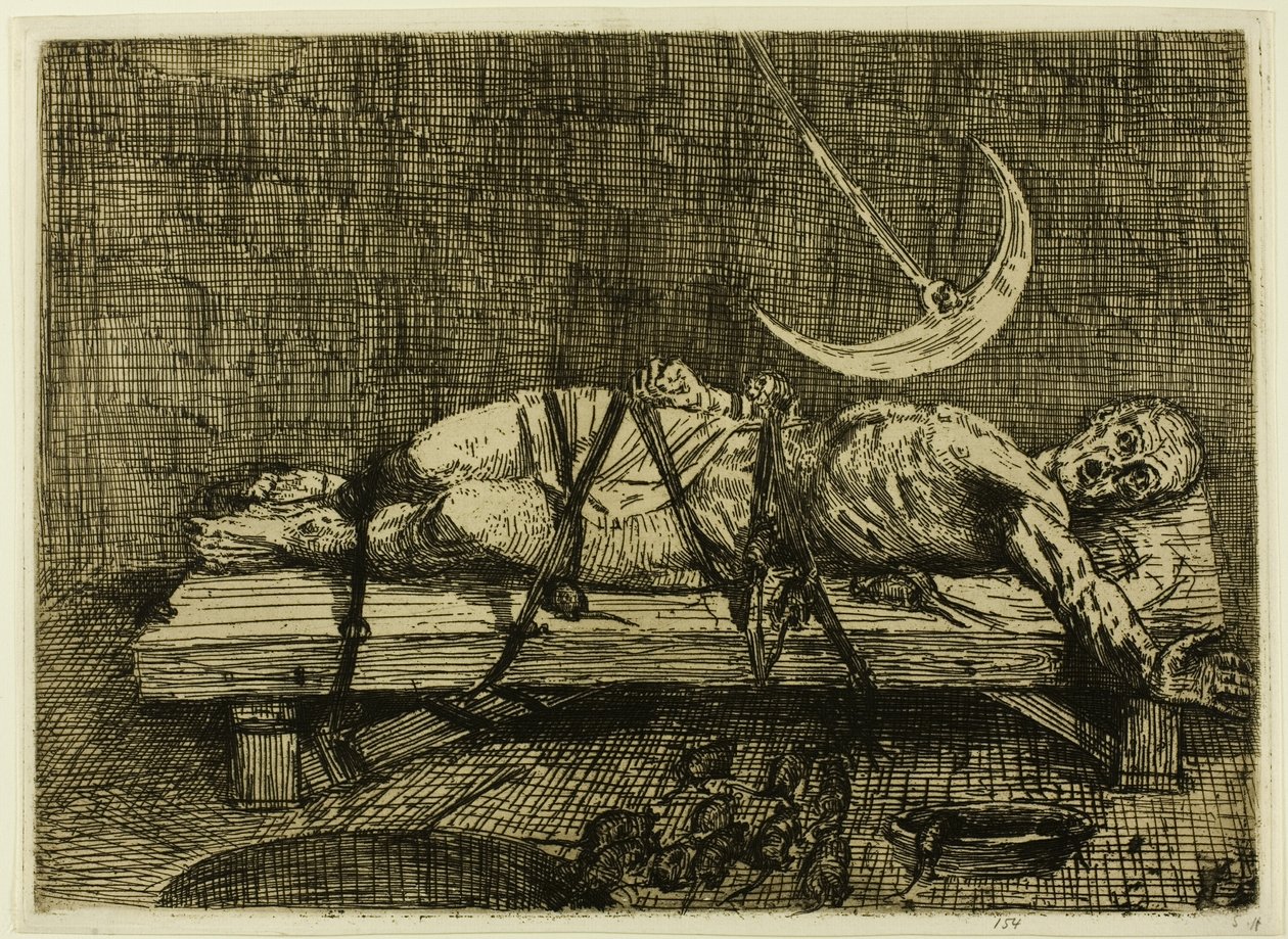 Çukur ve Sarkaç, ikinci Plaka by Alphonse Legros