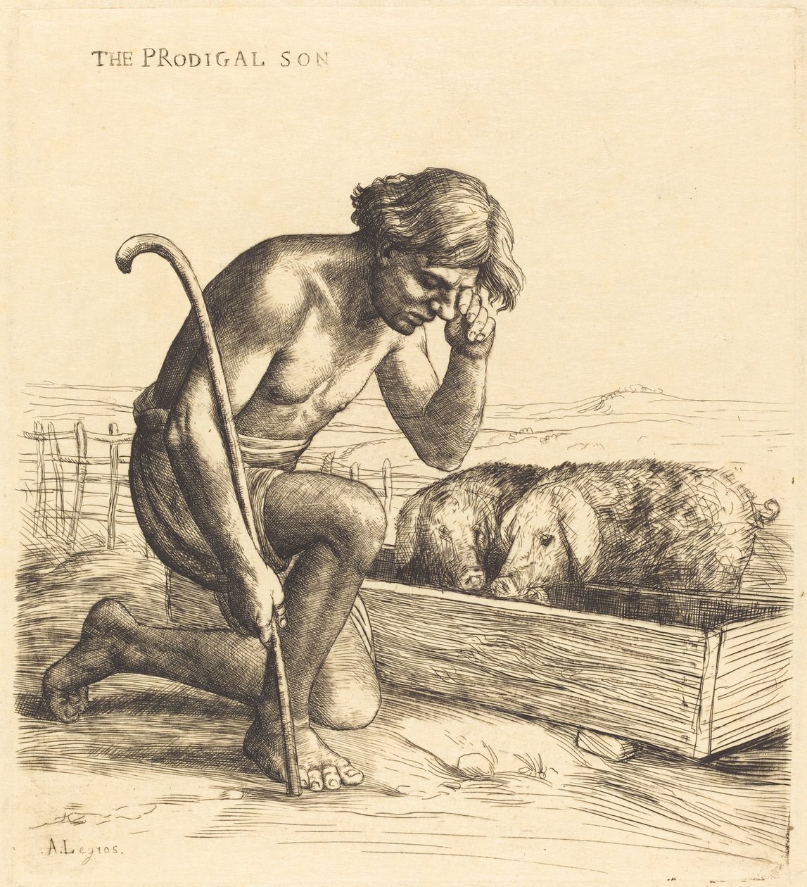 Müsrif Oğul, 1. plaka Müsrif Oğul. by Alphonse Legros