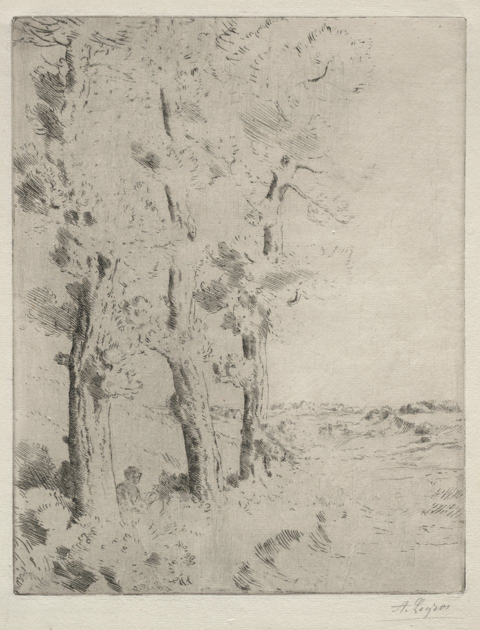 Okuyucu: Ağaçların Altındaki Ders by Alphonse Legros