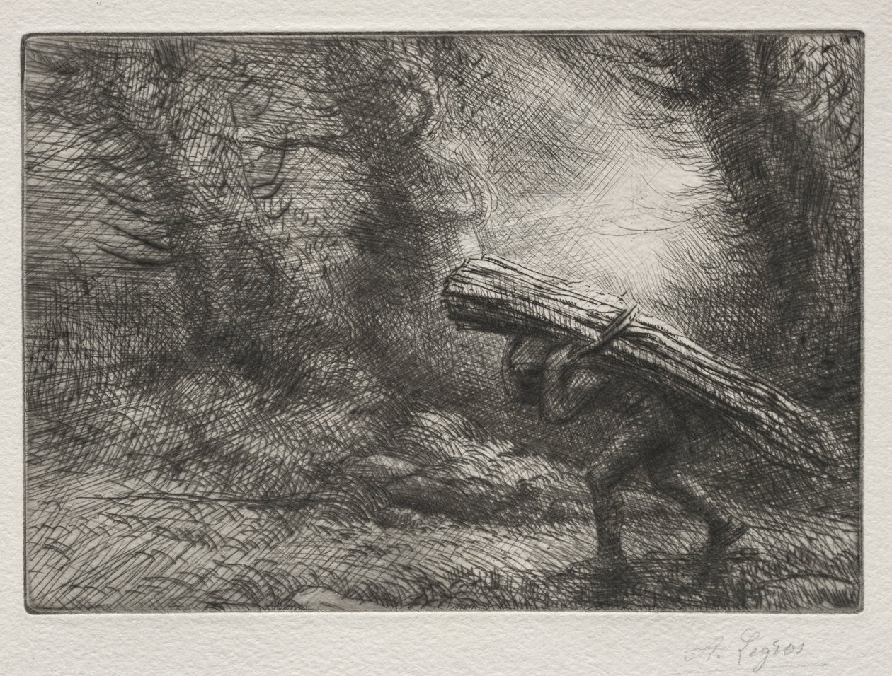 Kulübeye Dönüş. by Alphonse Legros