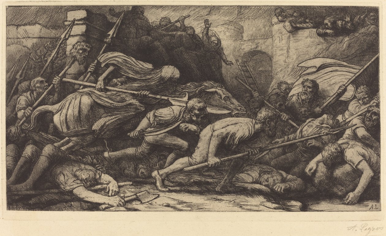 Ölümün Zaferi: Savaş by Alphonse Legros