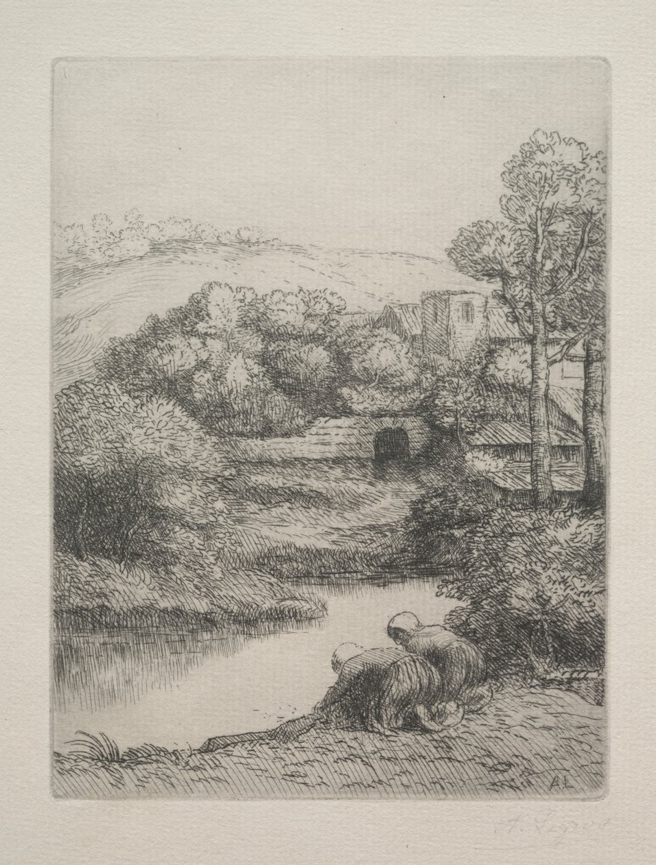 yıkama evi by Alphonse Legros