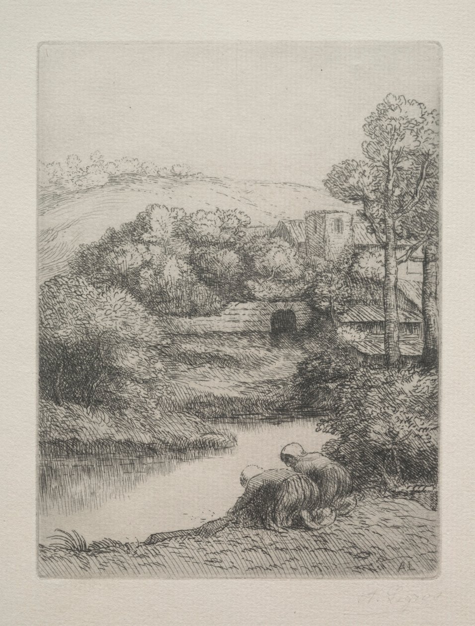 Yıkama Evi Le Lavoir, Dite Les Laveuses. by Alphonse Legros