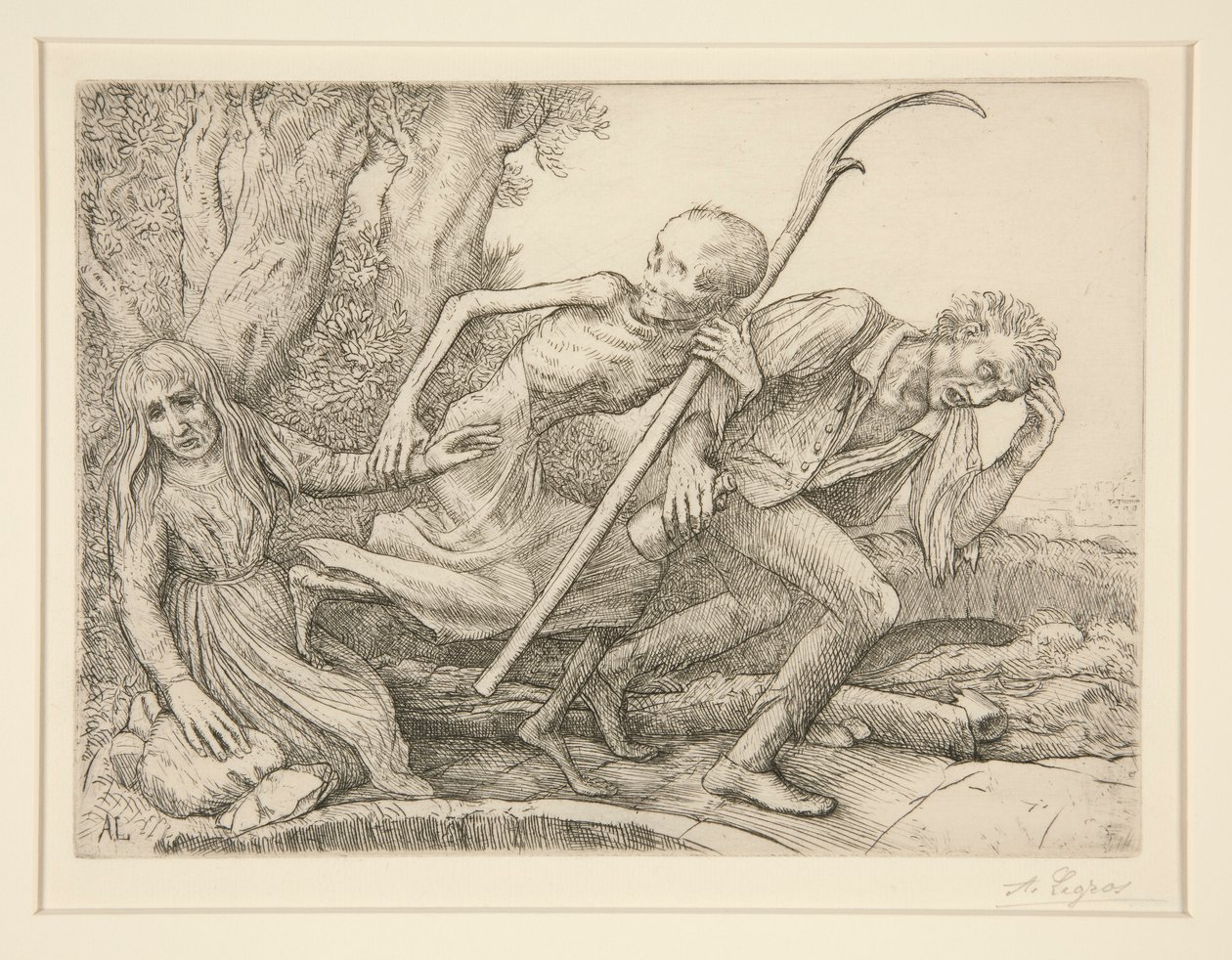 Ölümün Zaferi: Ölüm Lideri L by Alphonse Legros