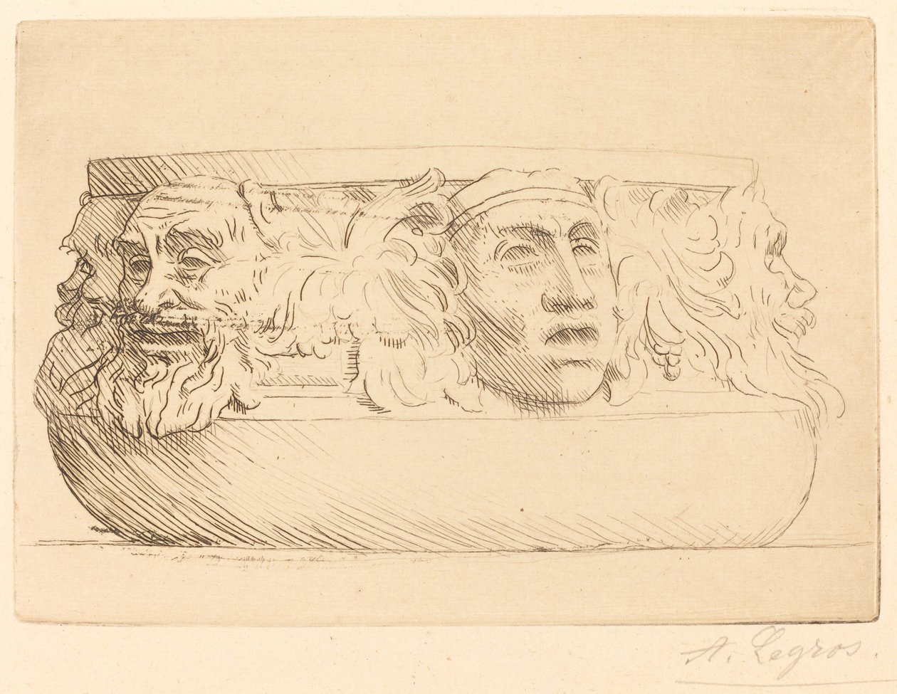 Grotesk Vazo by Alphonse Legros