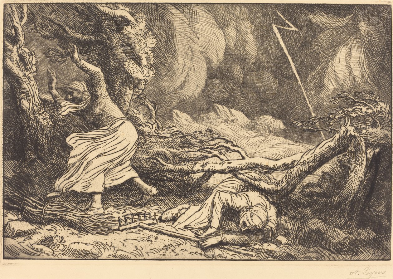 Yıldırım Kurbanları by Alphonse Legros