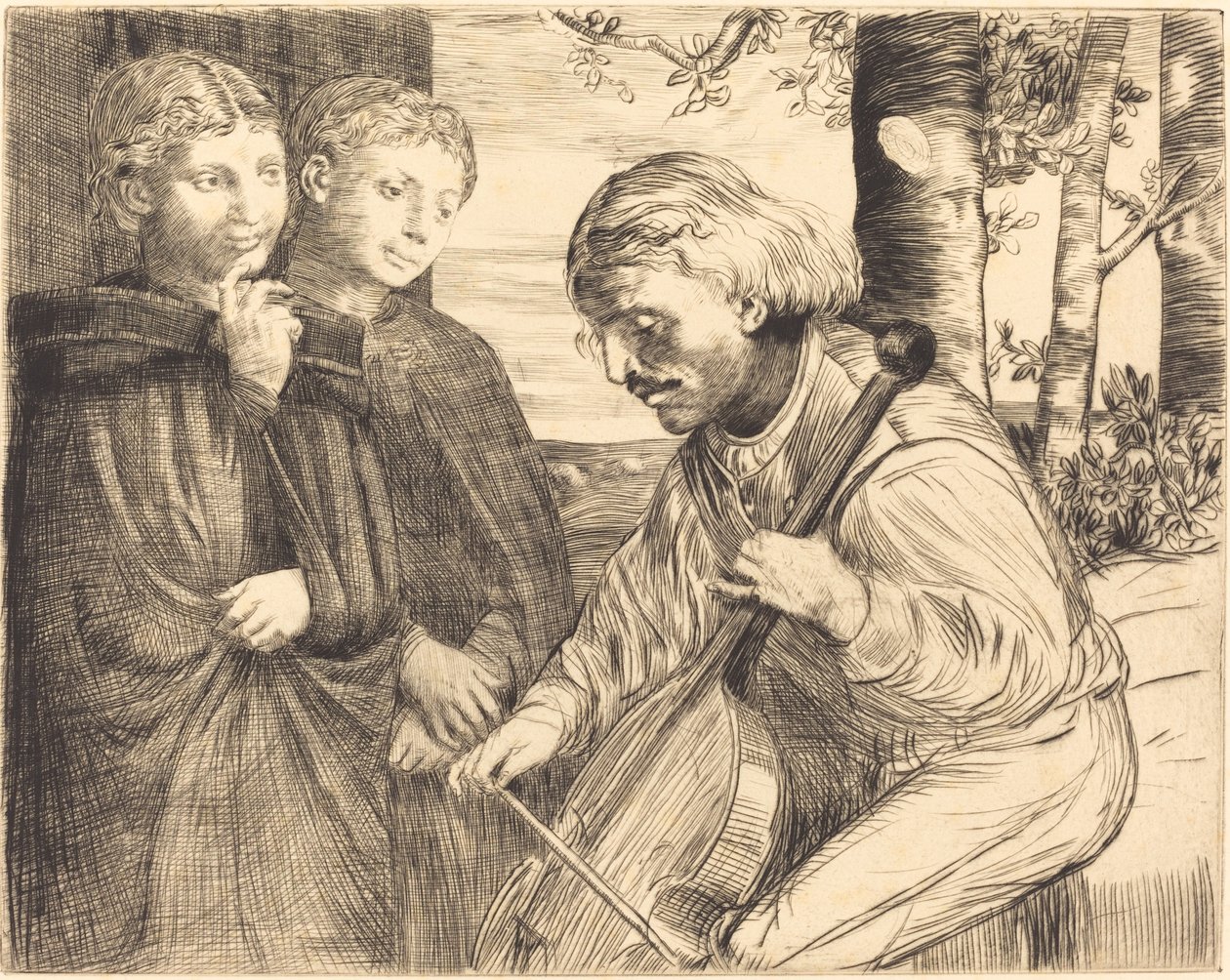 Viol Player Viol Player. by Alphonse Legros