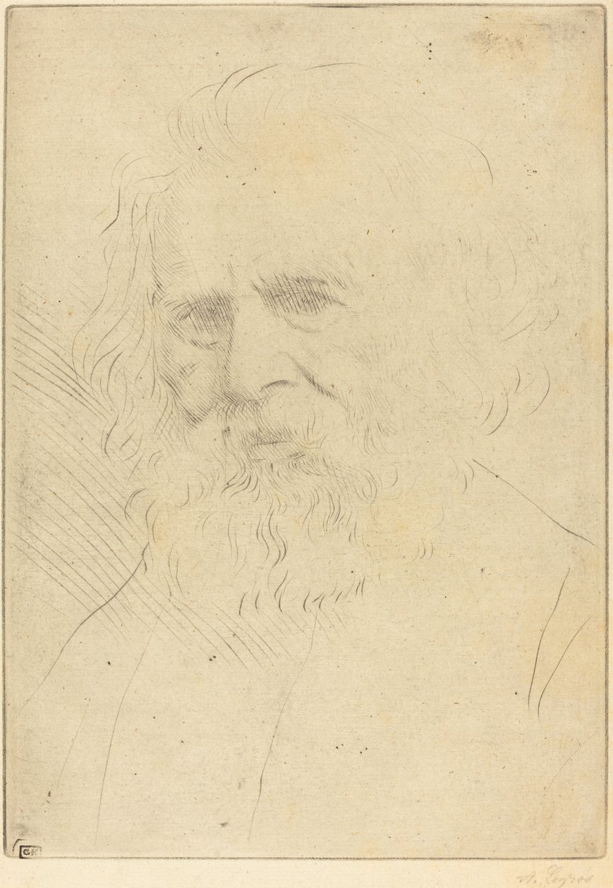 W.H. Longfellow, 1. plaka by Alphonse Legros
