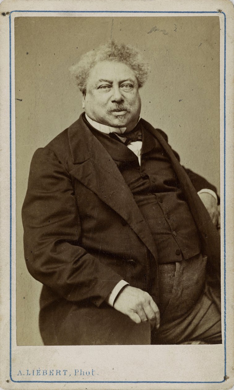 Yazar Alexandre Dumas babası 1802-1870, 1870. by Alphonse Liebert