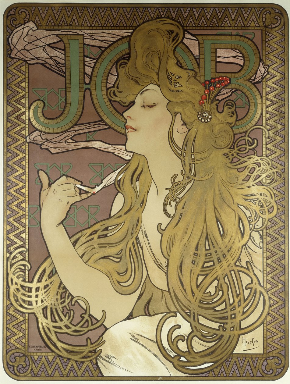 iş, 1896 by Alphonse Mucha