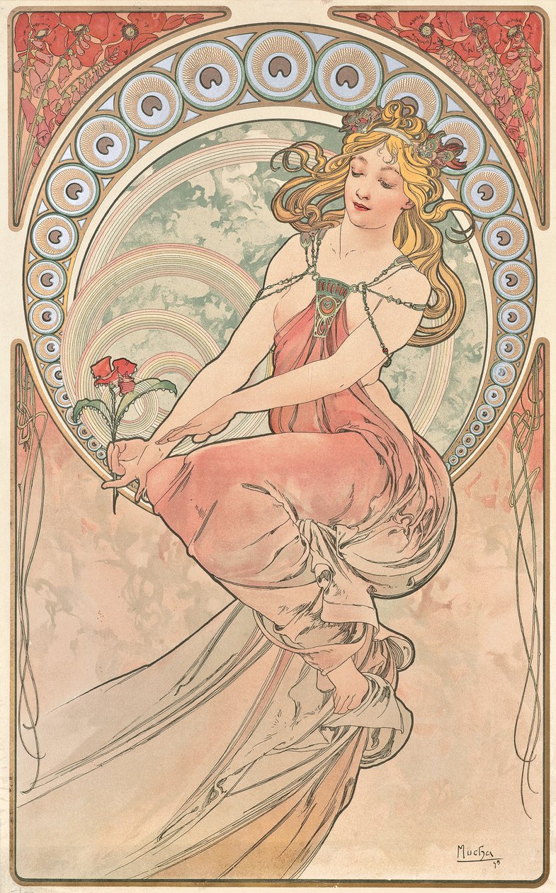 Boyama, 1898 by Alphonse Mucha