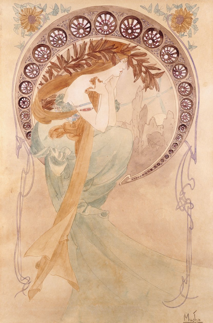 şiirler, by Alphonse Mucha