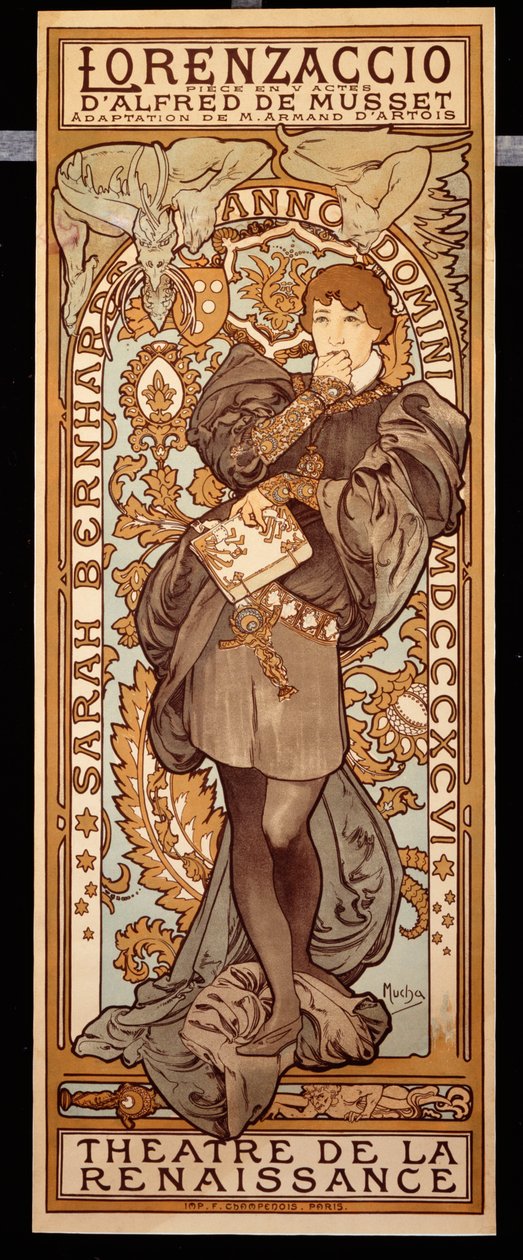 Lorenzaccio, 1896 by Alphonse Mucha