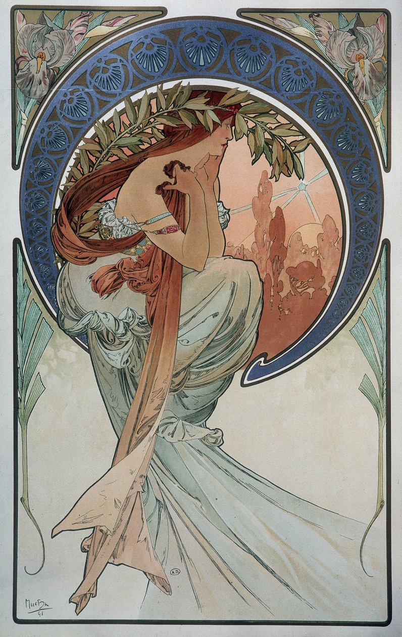 Şiir - Mucha by Alphonse Mucha