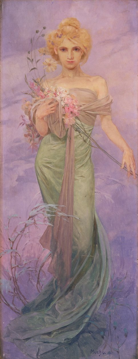 Bahar by Alphonse Mucha