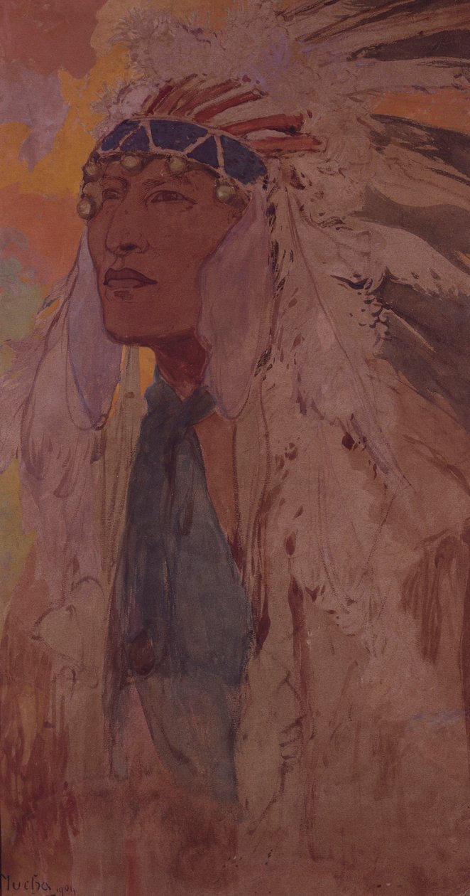 Hintli, 1904 by Alphonse Mucha