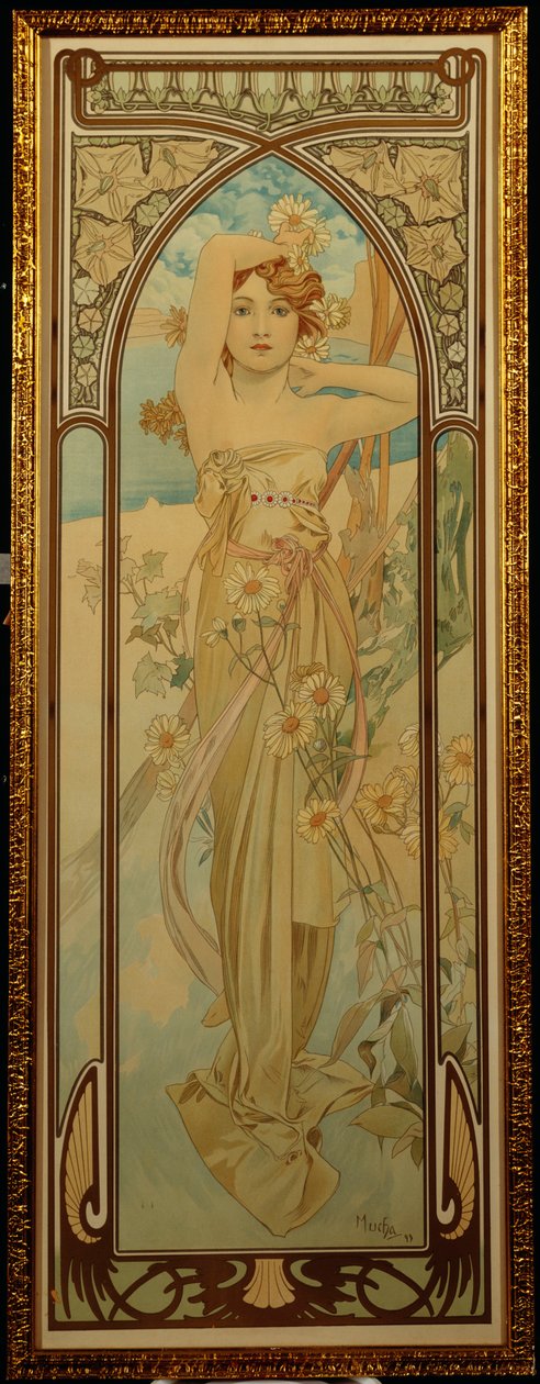 Günün Saatleri: Gündüz Koşusu by Alphonse Mucha