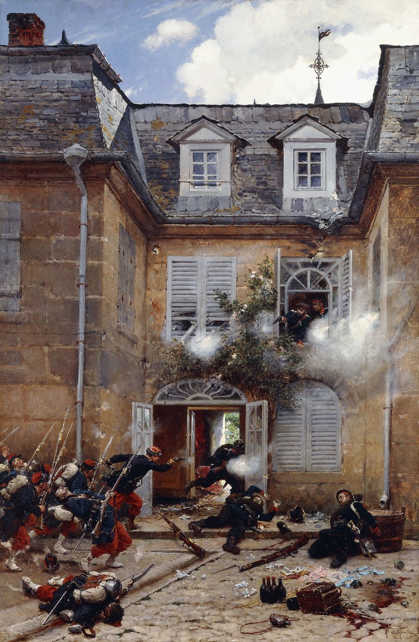 Sürpriz Saldırı, Metz, 1884 by Alphonse Marie de Neuville